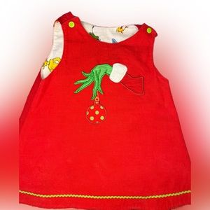 Reversible Dr Seuss corduroy jumper size 6-12 months